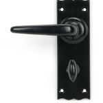 Black Oak Lever Bathroom Set