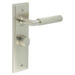 Burlington Piccadilly Knurled Door Handles On Back Plate with Turn & Release