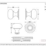 Anvil Bun Mortice/Rim Knob Set