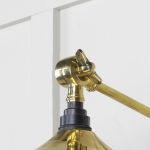 Smooth Brass Flora Wall Light