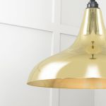 Smooth Brass Frankley Pendant