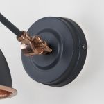 Smooth Copper Brindley Wall Light in Slate