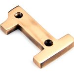 From The Anvil Polished Brass Numeral