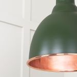 Smooth Copper Brindley Cluster Pendant in Heath