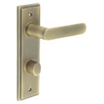 Burlington Kensington Door Handles On Back Plate with Turn & Release