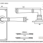 From The Anvil Regency Lever on Backplate Set