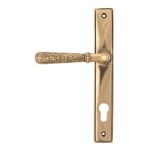 Anvil Hammered Newbury Lever on Rose Set (Plain)