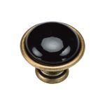 M.Marcus - Black Domed Cabinet Knob