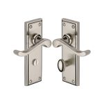 Heritage Brass - Edwardian Door Handle on Plate