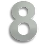 Stainless Steel 7" Numerals (0-9)