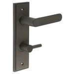 Burlington Kensington Door Handles On Back Plate with Turn & Release
