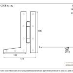 Anvil HL Hinge (pair)