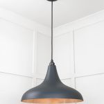 Smooth Copper Frankley Pendant in Soot