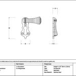 Matt Black Beehive Escutcheon