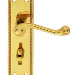 Georgian Lever on Shaped Backplate
