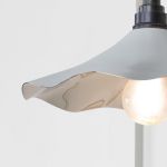 Smooth Nickel Flora Wall Light in Birch
