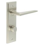 Burlington Mayfair Door Handles On Back Plate with Turn & Release