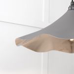 Smooth Nickel Flora Pendant in Bluff