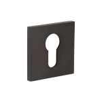 Frelan Hardware CR-T10 CRES Euro Keyway Square Rose Escutcheon