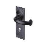 Tudor - Colonial Door Handle on Plate