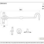Anvil Forged Cabin Hook