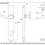 Anvil Monkeytail Slimline Lever Set