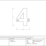 From The Anvil Black Numeral