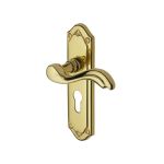 Heritage Brass - Lisboa Door Handle on Plate