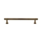 Heritage Brass - Knurled Cabinet Pull Handle with Rose