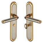 Heritage Brass - Saturn Long Door Handle on Plate