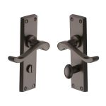 Heritage Brass - Bedford Door Handle on Plate