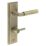 Burlington Westminster Door Handles On Back Plate with Turn & Release