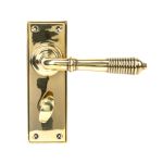 From The Anvil Reeded Lever on Backplate Set