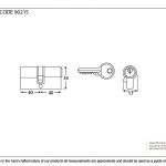 Anvil 5pin Euro Double Cylinder