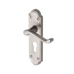Heritage Brass - Meridian Door Handle on Plate