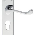 Victorian Scroll Lever on Backplate