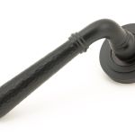 Anvil Hammered Newbury Lever on Rose Set (Art Deco)