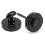 Anvil Round Thumbturn Set (Art Deco)