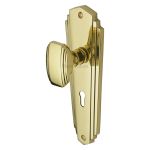 Heritage Brass - Charlston Door Knob on Plate