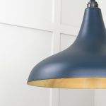 Smooth Brass Frankley Pendant in Dusk