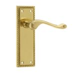 Jedo Georgian Suite Lever on Back Plate