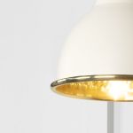 Hammered Brass Brindley Wall Light in Teasel