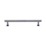 Heritage Brass - Knurled Cabinet Pull Handle with Rose