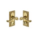 Heritage Brass - Georgian Short Door Handle on Plate