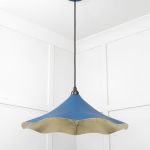 Smooth Brass Flora Pendant in Upstream