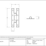 Anvil H Hinge (pair)