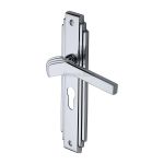 Heritage Brass - Tiffany Door Handle on Plate