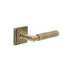 Burlington Piccadilly Knurled Door Handles On Rose