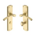 Heritage Brass - Diplomat Door Handle on Plate