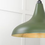 Smooth Brass Frankley Pendant in Heath